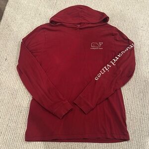 Vineyard Vines Men's Maroon Hoodie